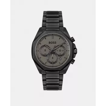 BOSS vyriškas Skymaster chronografinis laikrodis 1514016 44mm nerūdijantis plienas mėlynas ciferblatas