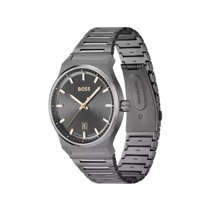 BOSS Vyriškas Skymaster Chronografinis Laikrodis 1514078 41mm Mėlynas Ciferblatas Nerūdijantis Plienas