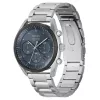 BOSS Vyriškas Skymaster Chronografinis Laikrodis 1514093 44mm Nerūdijančio Plieno Mėlynu Ciferblatu