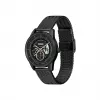 BOSS Vyrų Chronografinis Laikrodis Velocity 42mm Mėlynas Ciferblatas Nerūdijančio Plieno Tinklelis 1514035