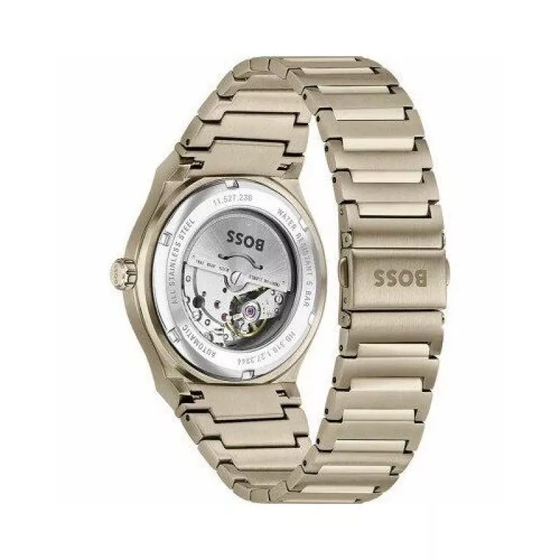 BOSS Vyriškas laikrodis Velocity Quartz Chronograph 1514184 41mm Nerūdijantis plienas Juodas ciferblatas