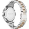 BOSS Vyriškas Laikrodis 1513757 43mm Nerūdijančio Plieno Mėlynas Ciferblatas Ruda Odinė Apyrankė Chronografas
