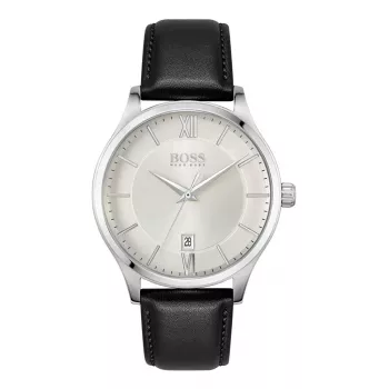 BOSS Vyriškas laikrodis 1513893 41mm Nerūdijantis plienas Mėlynas ciferblatas Chronografas