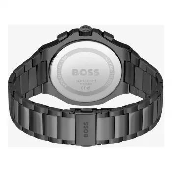 BOSS Vyrų Laikrodis 1514090 45mm Nerūdijančio Plieno Chronografas