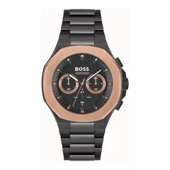 BOSS Vyrų Laikrodis 1514090 45mm Nerūdijančio Plieno Chronografas