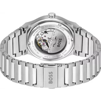 BOSS Vyriškas Laikrodis 1514118 41mm Nerūdijančio Plieno Mėlynas Ciferblatas Chronografas