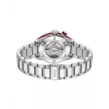 BOSS Vyriškas Laikrodis 1514179 42mm Nerūdijančio Plieno Mėlynas Ciferblatas Chronografas
