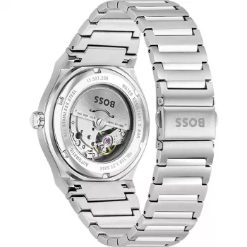 BOSS Vyriškas Laikrodis 1514186 41mm Nerūdijantis Plienas Mėlynas Ciferblatas Chronografas