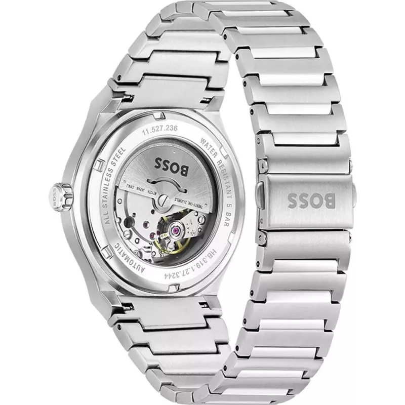 BOSS Vyriškas Laikrodis 1514186 41mm Nerūdijantis Plienas Mėlynas Ciferblatas Chronografas