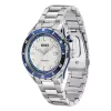BOSS Vyriškas Laikrodis 1514212 42mm Nerūdijančio Plieno Mėlynas Ciferblatas Chronografas