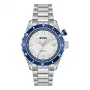 BOSS Vyriškas Laikrodis 1514212 42mm Nerūdijančio Plieno Mėlynas Ciferblatas Chronografas