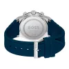 BOSS Vyriškas Laikrodis 1514243 41mm Nerūdijančio Plieno Mėlynas Ciferblatas Chronografas