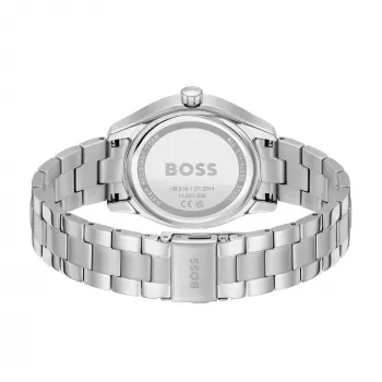 BOSS Peak Unisex Quartz Watch 38mm Stainless Steel Black Dial