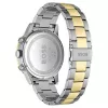 BOSS Skymaster vyriškas kvarcinis chronografinis laikrodis 1514163 44mm mėlynas ciferblatas nerūdijančio plieno tinklelis