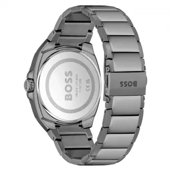 BOSS Skymaster vyriškas kvarcinis laikrodis 1514137 41mm mėlynas ciferblatas nerūdijančio plieno tinklelis