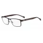 BOSS Akiniai BOSS1119ITSYZ Vyriški Stačiakampiai Acetato Rėmeliai Juodi Pilki Lęšiai 56/18/140 mm UV400