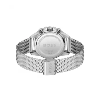 BOSS Velocity Vyriškas Chronografinis Laikrodis 1513905 46mm Juodas Silikonas