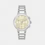 BOSS Moteriškas Laikrodis 1502676 Kvarcinis 37mm Nerūdijantis Plienas Sidabras/Rožinis Auksas