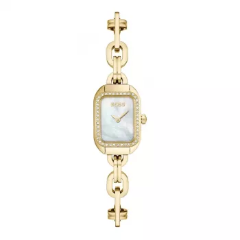 BOSS Women's 1502740 Quartz Analog Watch 32mm Stainless Steel Mesh Silver