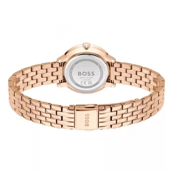 BOSS Women's 1502820 Quartz Watch 28mm Stainless Steel Mesh Silver
