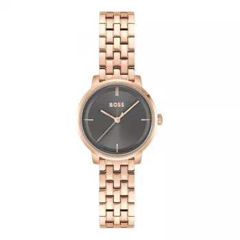 BOSS Women's 1502820 Quartz Watch 28mm Stainless Steel Mesh Silver