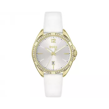 BOSS Women's Purity 1502619 Quartz Analog Watch 39mm Silver Stainless Steel Mesh