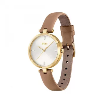BOSS Moteriškas Laikrodis 1502652 32mm Sidabrinis Nerūdijantis Plienas Kvarcinis