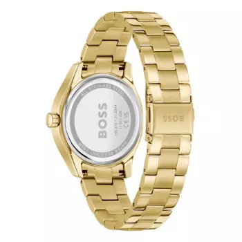 BOSS Moteriškas Laikrodis 1502745 38mm Rožinis Auksas Nerūdijantis Plienas