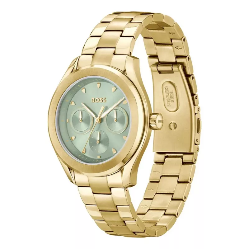 BOSS Moteriškas Laikrodis 1502745 38mm Rožinis Auksas Nerūdijantis Plienas