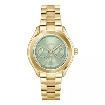 BOSS Moteriškas Laikrodis 1502745 38mm Rožinis Auksas Nerūdijantis Plienas