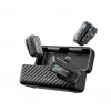 BOYA BOYAMIC 2-02 Belaidė Mikrofonų Sistema 2,4GHz, AI Triukšmo Slopinimas, 2 Imtuvai + 1 Siųstuvas (USB-C) Juoda