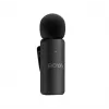 BOYA BY-V4 Belaidė mikrofono sistema 2.4GHz su 4 siųstuvais ir 1 imtuvu (3.5mm jungtis) Juoda