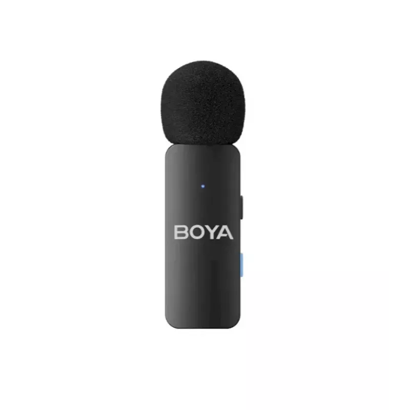 BOYA BY-V4 Belaidė mikrofono sistema 2.4GHz su 4 siųstuvais ir 1 imtuvu (3.5mm jungtis) Juoda