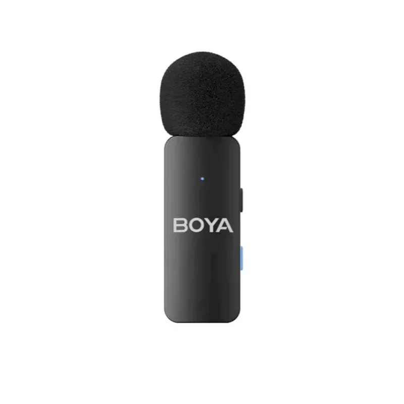 BOYA BY-V4D belaidė mikrofonų sistema su 4 siųstuvais ir 1 Lightning imtuvu (juoda)