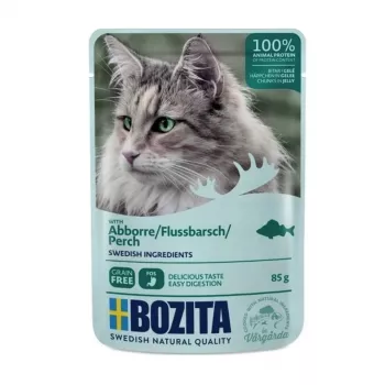 Bozita 3635 Perch Chunks in Jelly - šlapias ėdalas katėms 85g