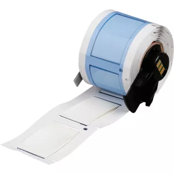 BRADY PermaSleeve termosusitraukianti vielos žymėjimo įvorė, juoda ant baltos, 0,75 inch plotis, 21 pėda, 16-10 AWG