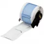 BRADY PermaSleeve termosusitraukianti vielos žymėjimo įvorė, juoda ant baltos, 0,75 inch plotis, 21 pėda, 16-10 AWG