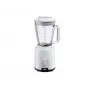 Braun JB1050WH Household PowerBlend 1 stalinis maišytuvas su 1,5 l stikline blenderio talpa, virtuvės pagalbininkas smulkinimui, trinimui ir maišymui, ledo smulkinimo funkcija, 2 greičiai, 600 W, baltas (JB1050)
