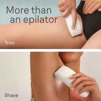Braun Silk-épil 5-041 sausas epiliatorius su 28 MicroGrip pincetais, SensoSmart, Smartlight, baltas/rožinis