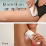Braun Silk-épil 5-041 sausas epiliatorius su 28 MicroGrip pincetais, SensoSmart, Smartlight, baltas/rožinis