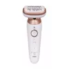 Braun Silk-épil 9 3D SES9-481 šlapiam ir sausam epiliatorius belaidis, 40 pincetų, SensoSmart, Smartlight, trimeris, baltas/rožinis auksas