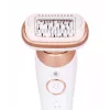 Braun Silk-épil 9 3D SES9-481 šlapiam ir sausam epiliatorius belaidis, 40 pincetų, SensoSmart, Smartlight, trimeris, baltas/rožinis auksas