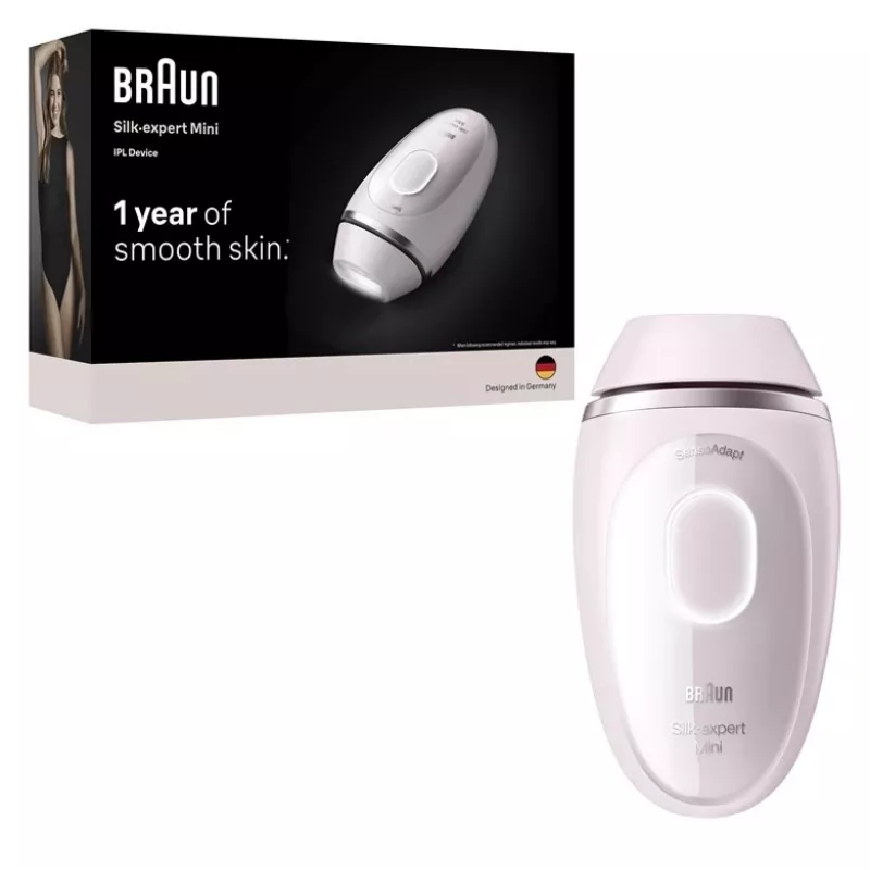 Braun Silk-expert PL1000 Šviesos Plaukų Šalinimo Prietaisas Intense Pulsed Light (IPL) Rožinis, Baltas