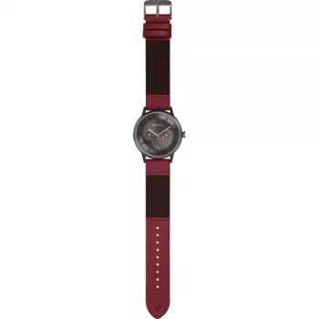 Breil vyrų laikrodis TW1737 35mm nerūdijančio plieno kvarcinis analoginis juodas ciferblatas sidabrinė apyrankė