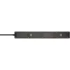 BRENNENSTUHL 6-ių lizdų ilgintuvas su 1x USB-C, 1x USB-A, apsauga nuo viršįtampių 13 500 A, 2 m laidas, juoda/antracitas