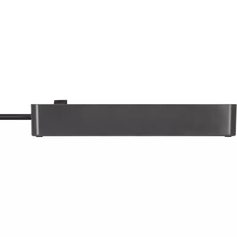 Brennenstuhl Ecolor prailgintuvas 4 kištukiniai lizdai su 2x USB-C, 1x USB-A, 1,5 m kabeliu, apsauginiu jungikliu, juoda/antracitas