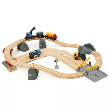 BRIO World Roads & Rails akmens pakrovimo rinkinys