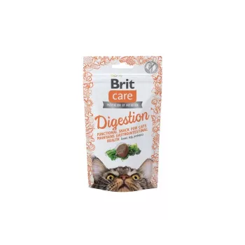 BRIT Care Cat Snack Digestion – vištienos skanėstai be grūdų virškinimo palaikymui, 50 g