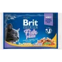 BRIT Premium Cat Fish Plate – šlapias kačių maistas, filė padaže, 4 x 100 g pakeliai