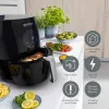 Brock AFD 3502 BK karšto oro fritiūrė 3,5L 1200W juoda